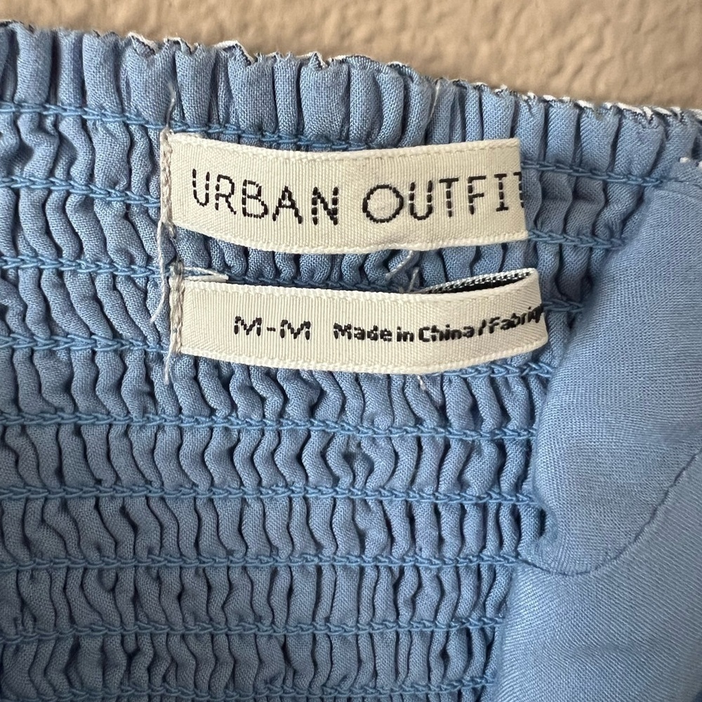 Urban Outfitters Kaye Square Neck Button Down Midi Dress - Picture 9 of 16
